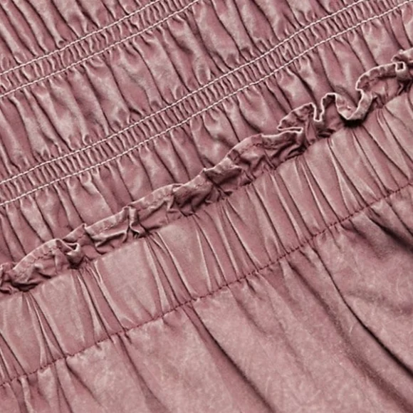 Sea New York Heidi Flutter Sleeve Tiered Dress Midi Open Back Rose Women's 10 - Picture 4 of 15